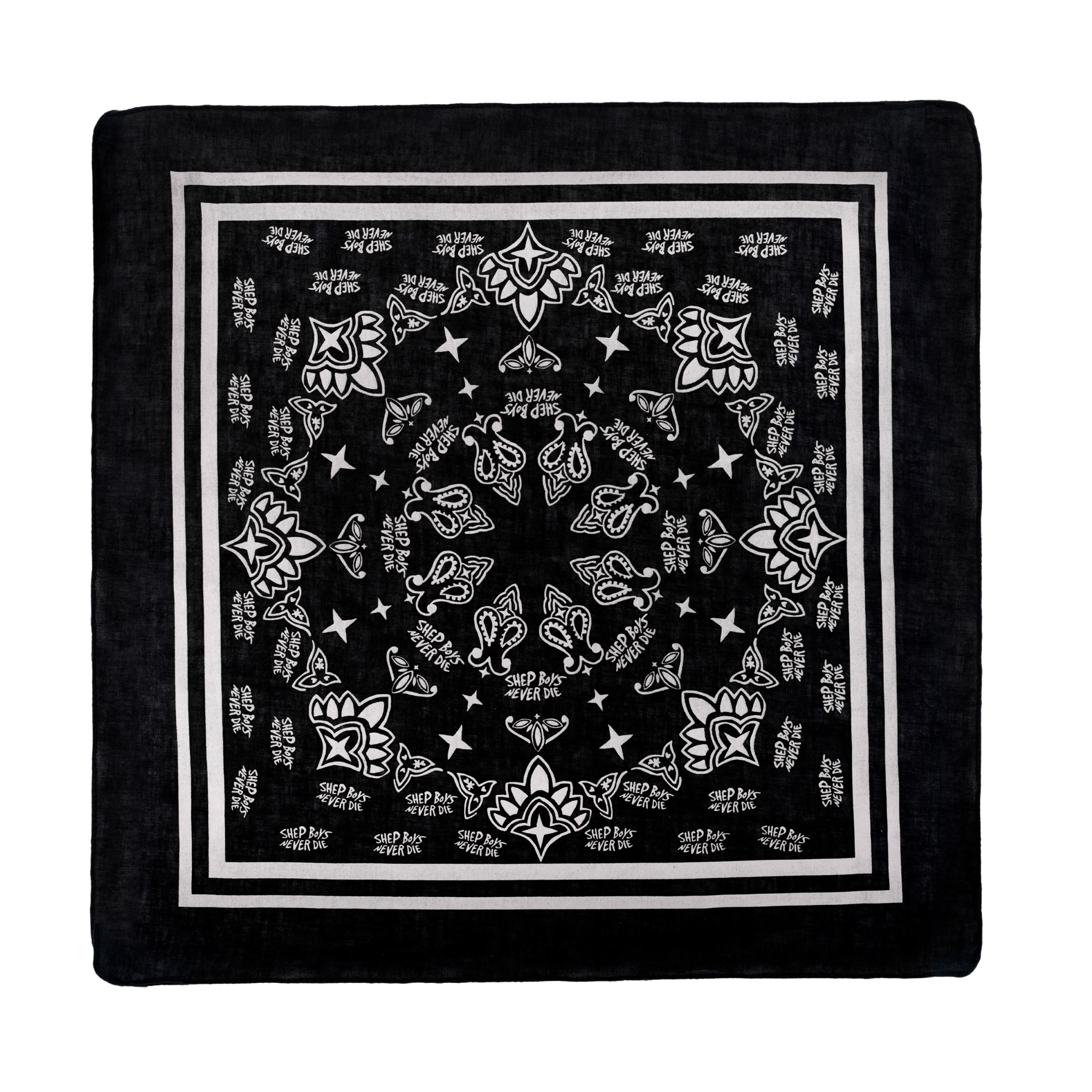 Bacchanal Bandana (Black/White)