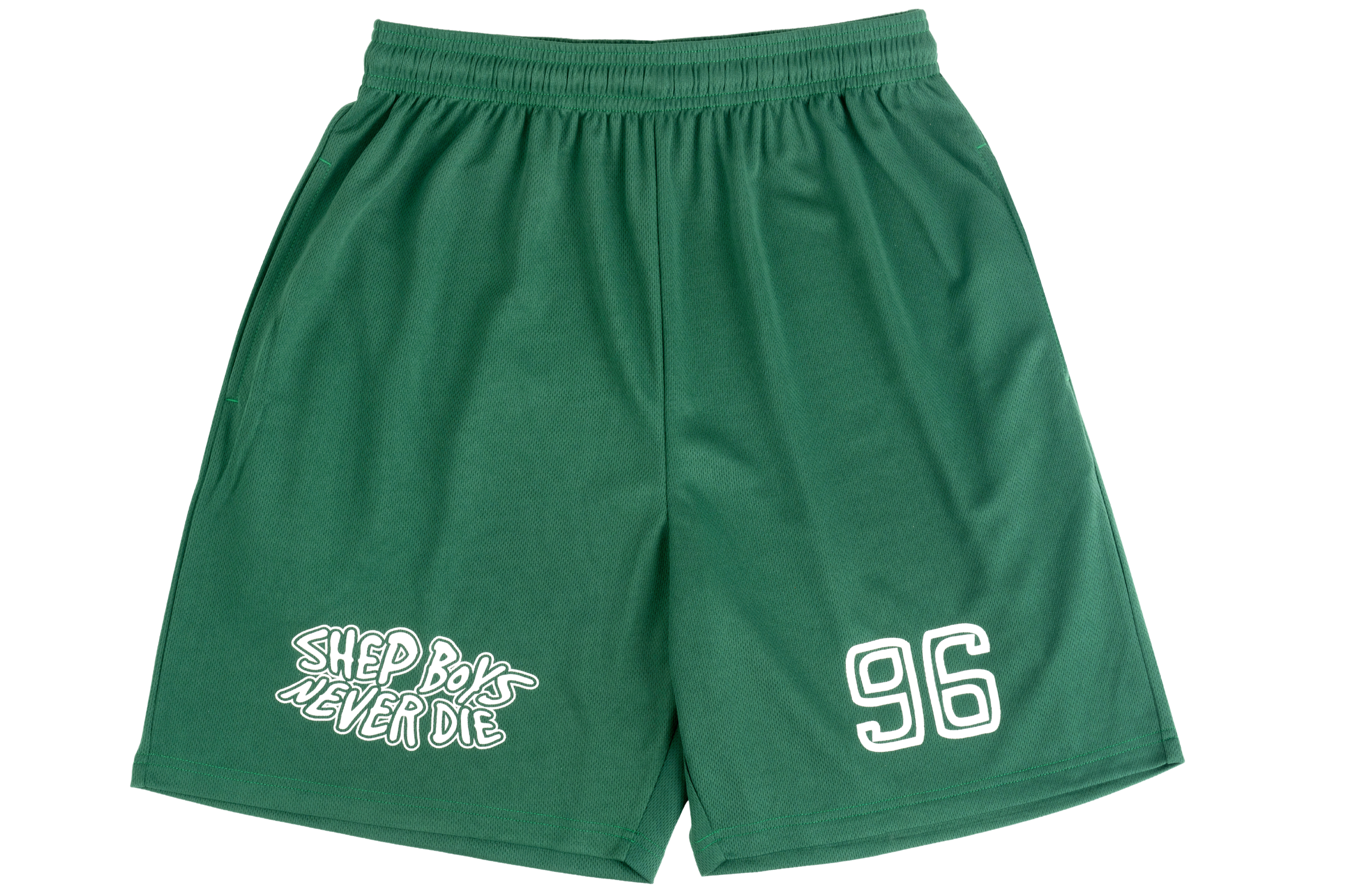 Green Wesh Shorts